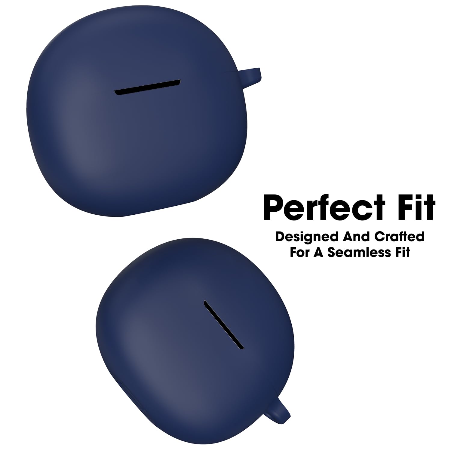 Sounce Portable Silicone Cover Scratch-Resistant, Non-Slip Grip, Carabiner Clip Compatible with Keychain for Boat 141 Pro Full Protection Water Resistant Shockproof Case Anti Fall Anti Dust - Blue