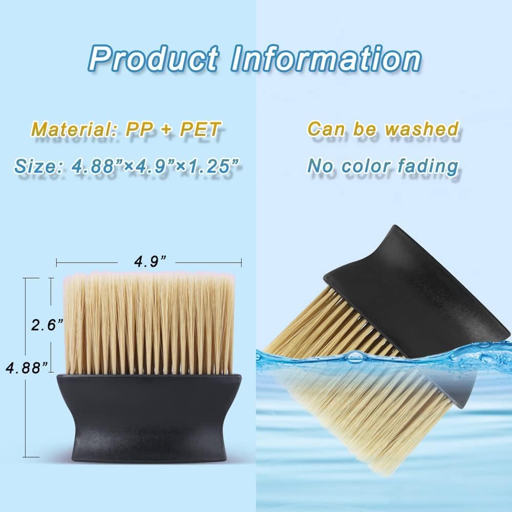 Sounce Car Interior AC Vents Cleaning Brush Soft Duster Interior Cleaning Dusting Tool for Automotive Accessory Car Cleaning Brush AC Vent Dashboard Dust Dirt Cleaner Gadgets Cleaning Brush (Black)