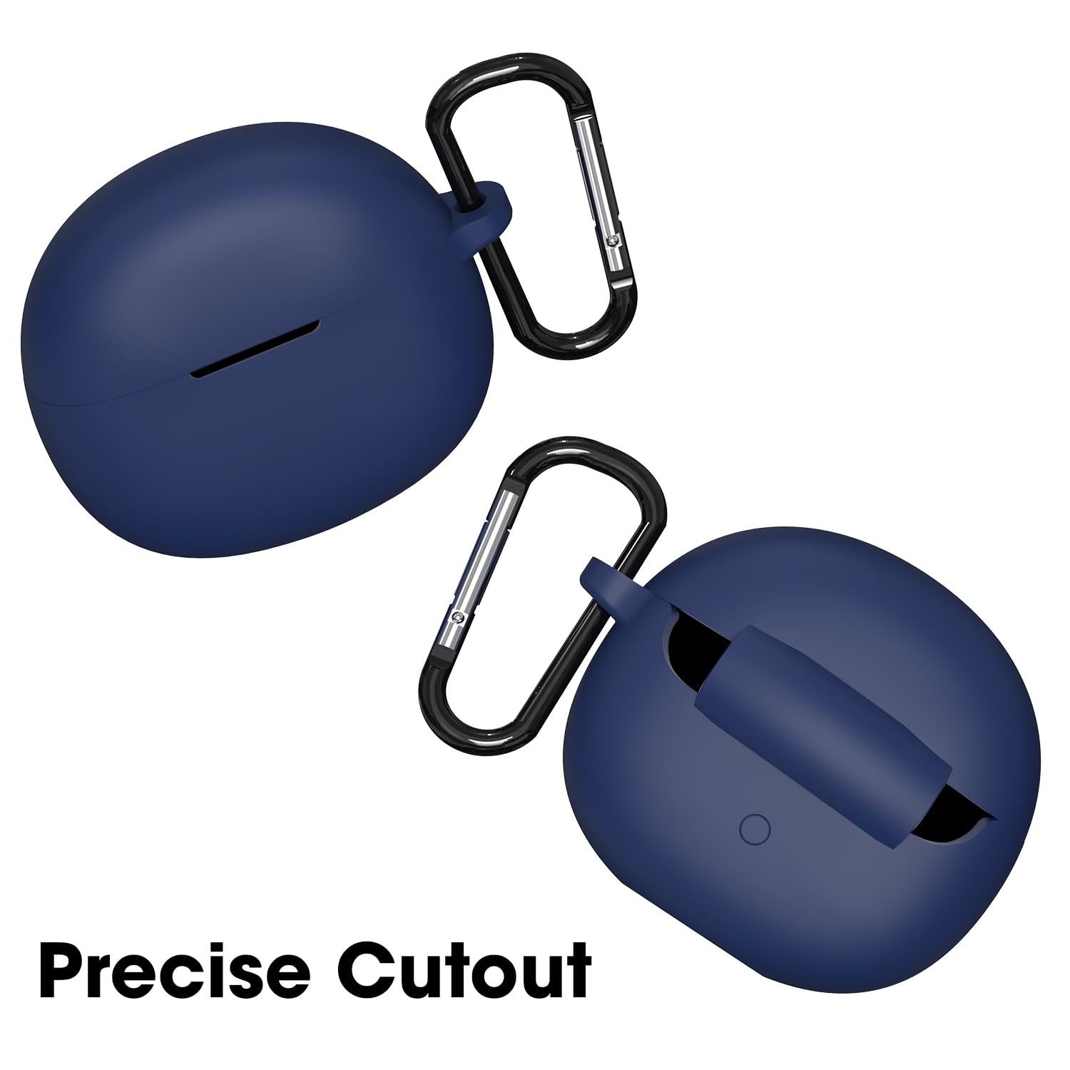 Sounce Portable Silicone Cover Scratch-Resistant, Non-Slip Grip, Carabiner Clip Compatible with Keychain for Boat 141 Pro Full Protection Water Resistant Shockproof Case Anti Fall Anti Dust - Blue