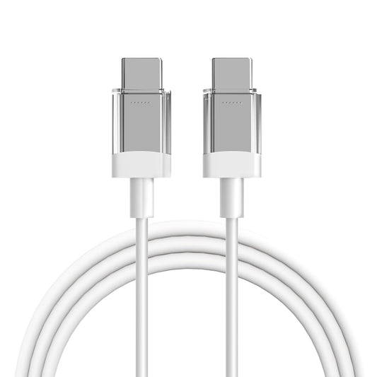 65W USB-C to USB-C Charging Cable – Compatible with Nothing, Google, Samsung & Type-C Devices (White)