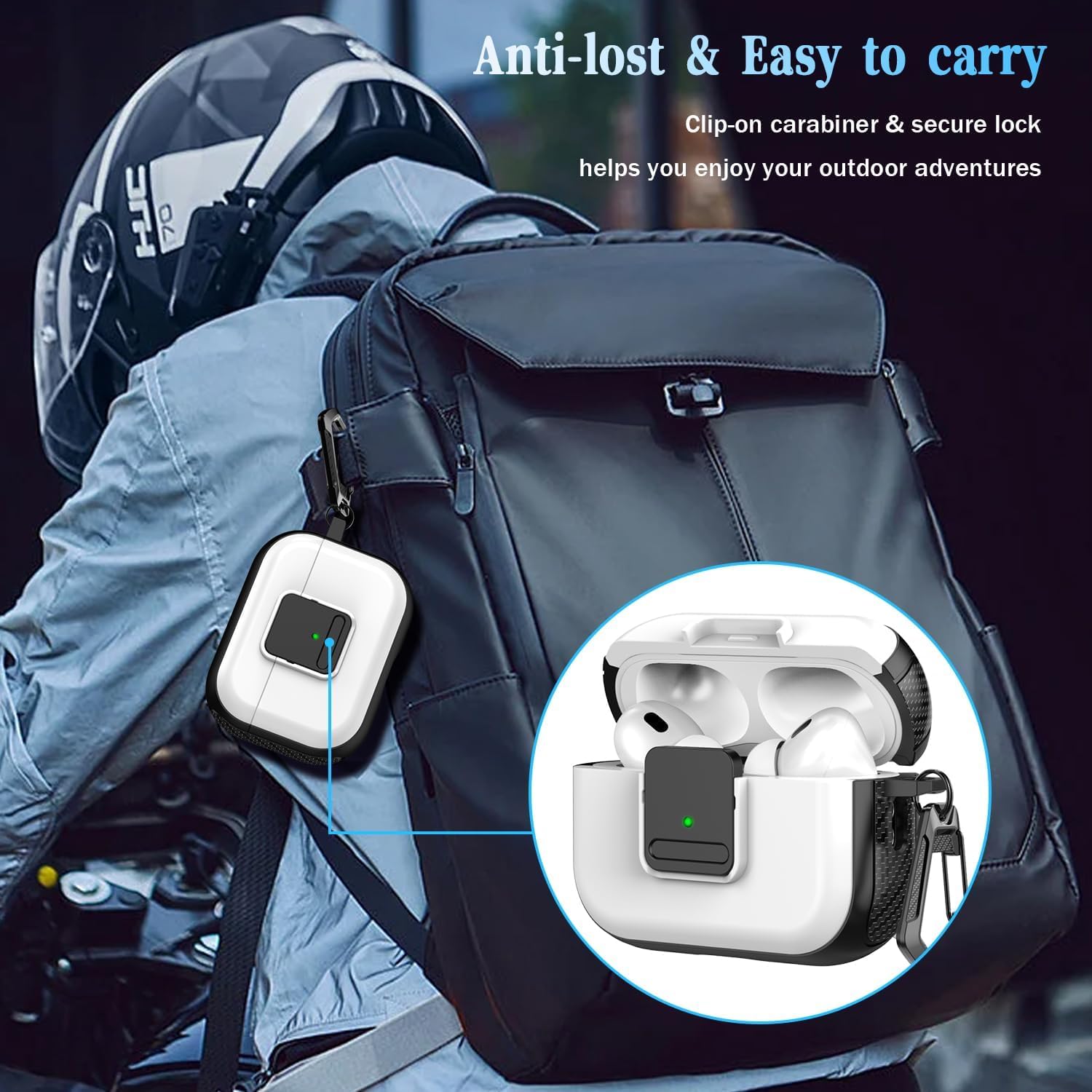 Sounce Compatible for AirPods Pro 2 Case with Mag-Safe, Wireless Charging, Powerful Drop Protection, TPU, Tough Magnetic Cover for AirPods Pro 1st/2nd Generation (2022/2019) with Airpods Cleaning Kit