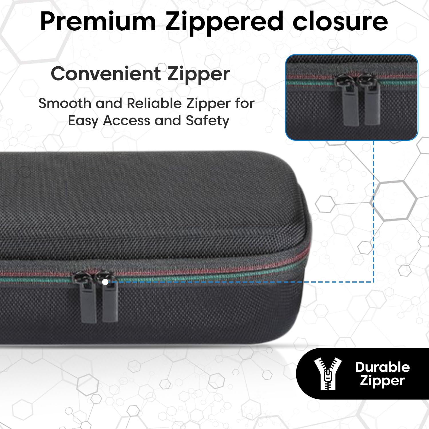 Sounce Portable Carrying Case Cover for Philips Norelco Multigroom Series 3000 5000 7000 MG3750 MG5750/49 MG7750/49 MG7920/65, Mg9551/65, MG5930/65, MG7715/65, Braun MGK3020/3060/3080