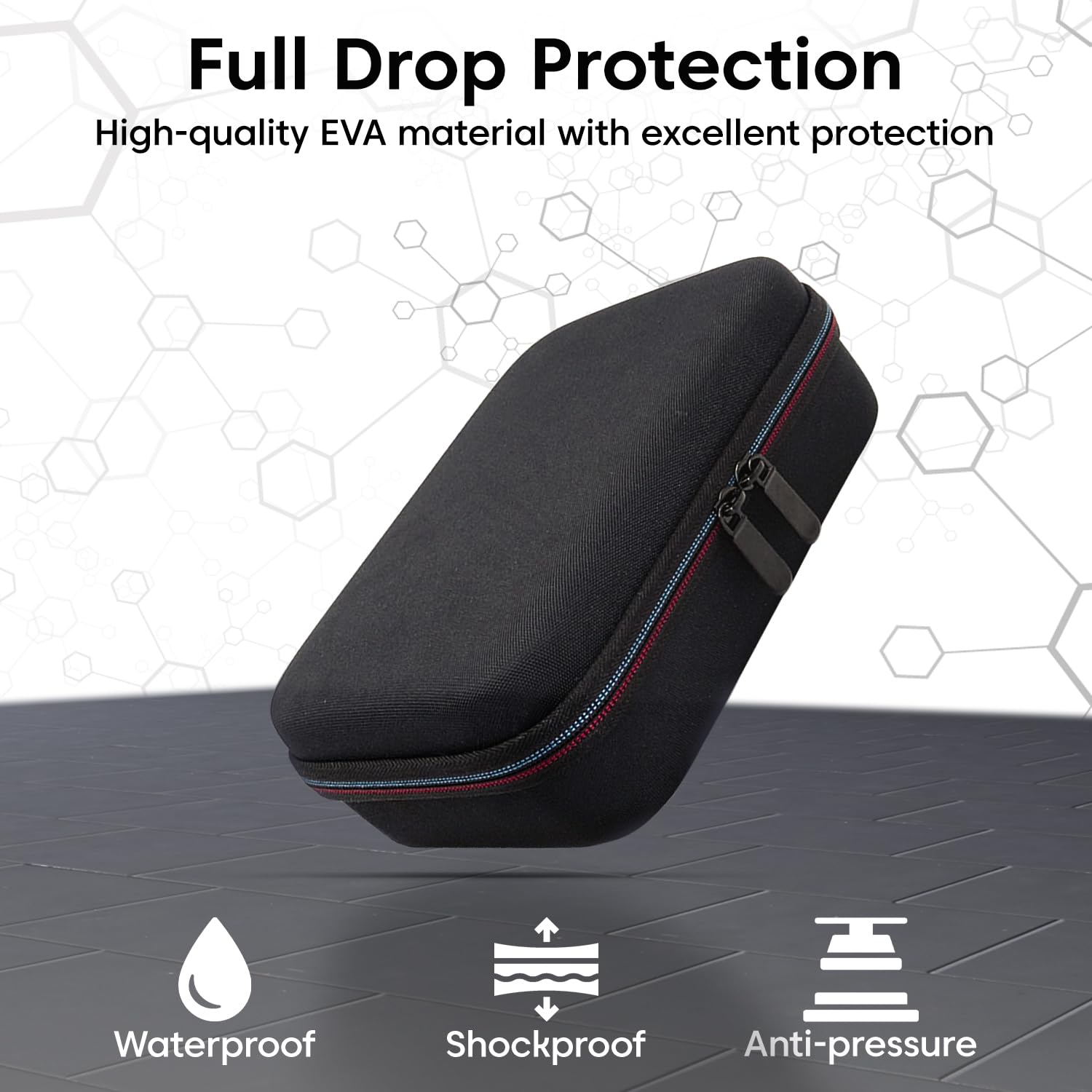 Sounce Portable Carrying Case Cover for Philips Norelco Multigroom Series 3000 5000 7000 MG3750 MG5750/49 MG7750/49 MG7920/65, Mg9551/65, MG5930/65, MG7715/65, Braun MGK3020/3060/3080