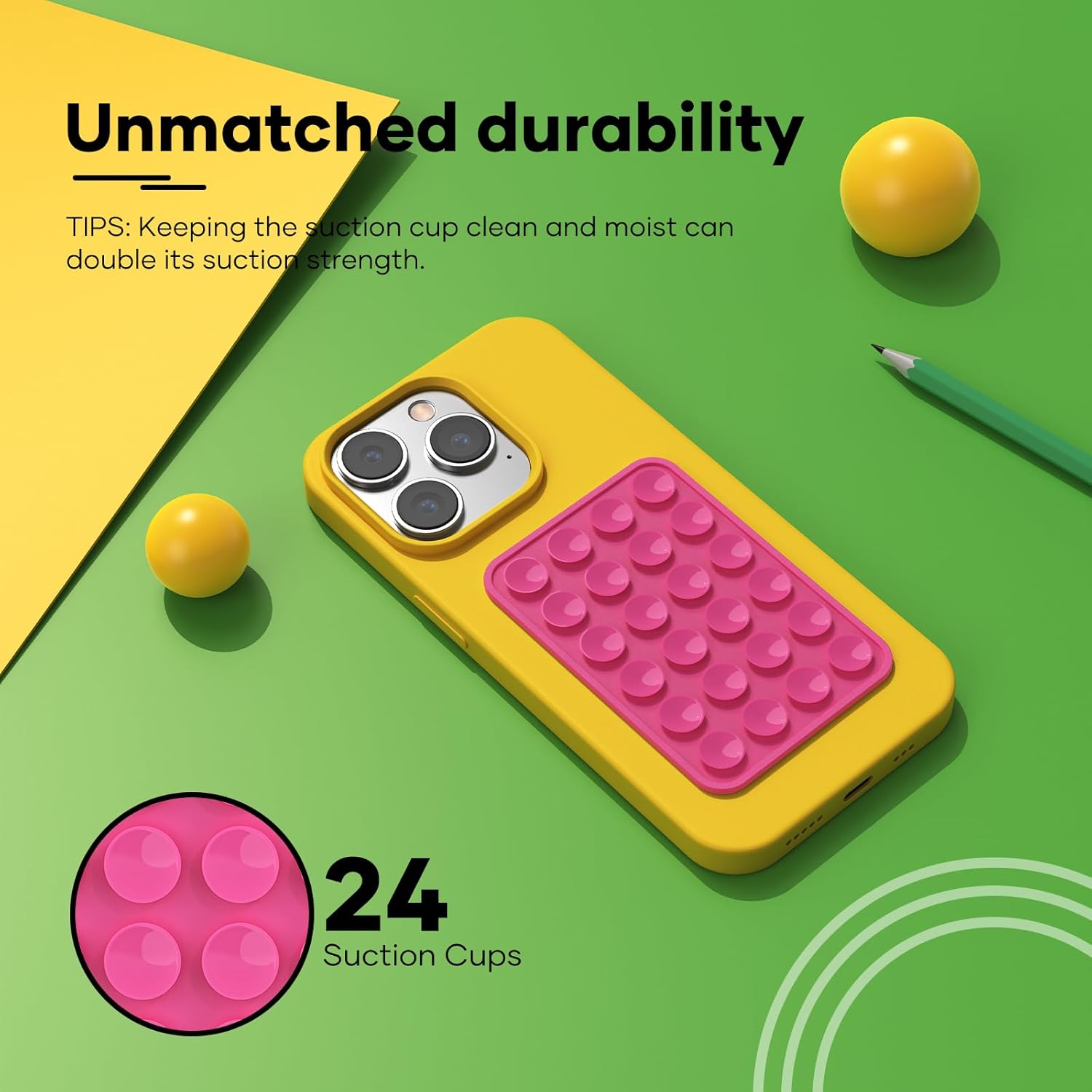 Sounce Suction Phone Case Mount – Ultra-Strong Grip for Vlogging, Selfies & Content Creation