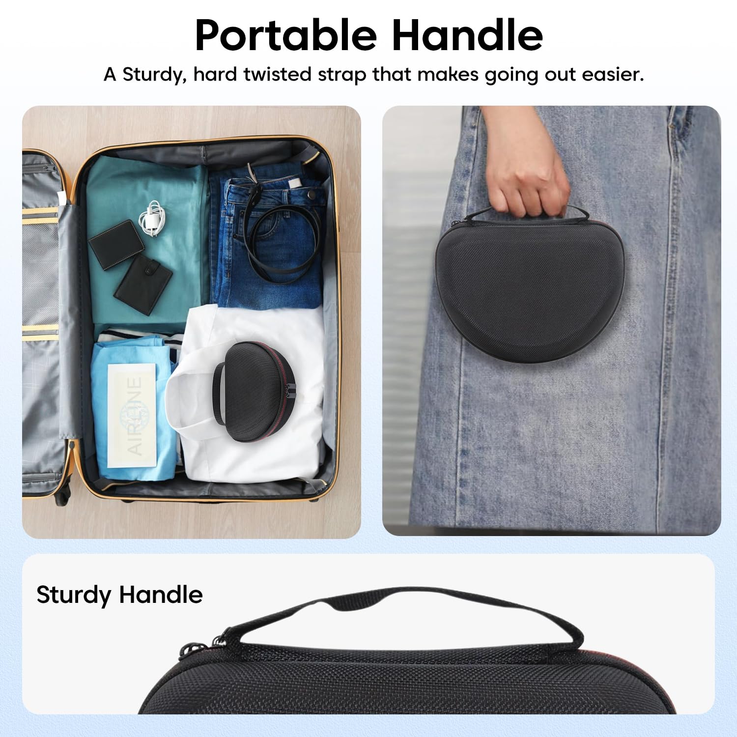 Sounce Hard Shell Carrying Case for Marshall Headphones | Durable EVA Protection for Major V, Major IV, Major III, Major II & Wireless Bluetooth On-Ear Headphones