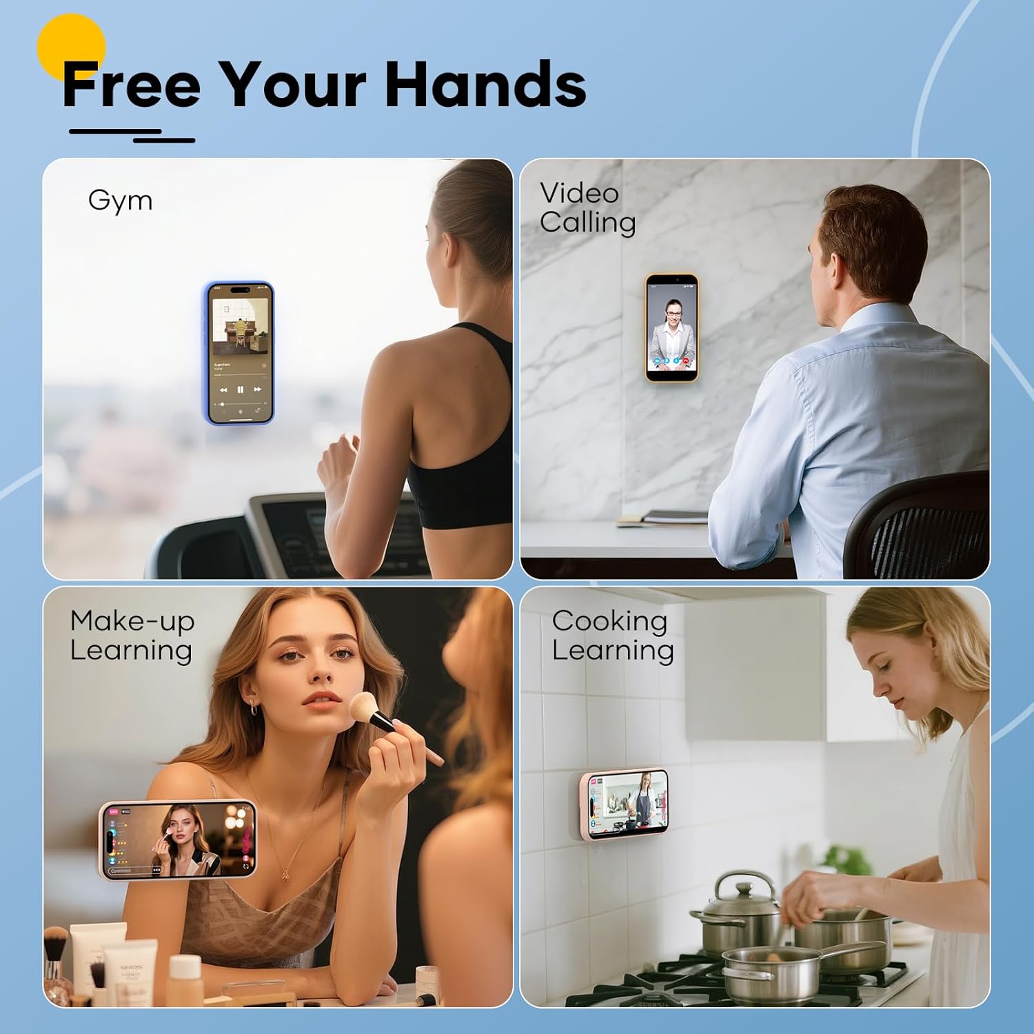 Sounce Suction Phone Case Mount – Ultra-Strong Grip for Vlogging, Selfies & Content Creation