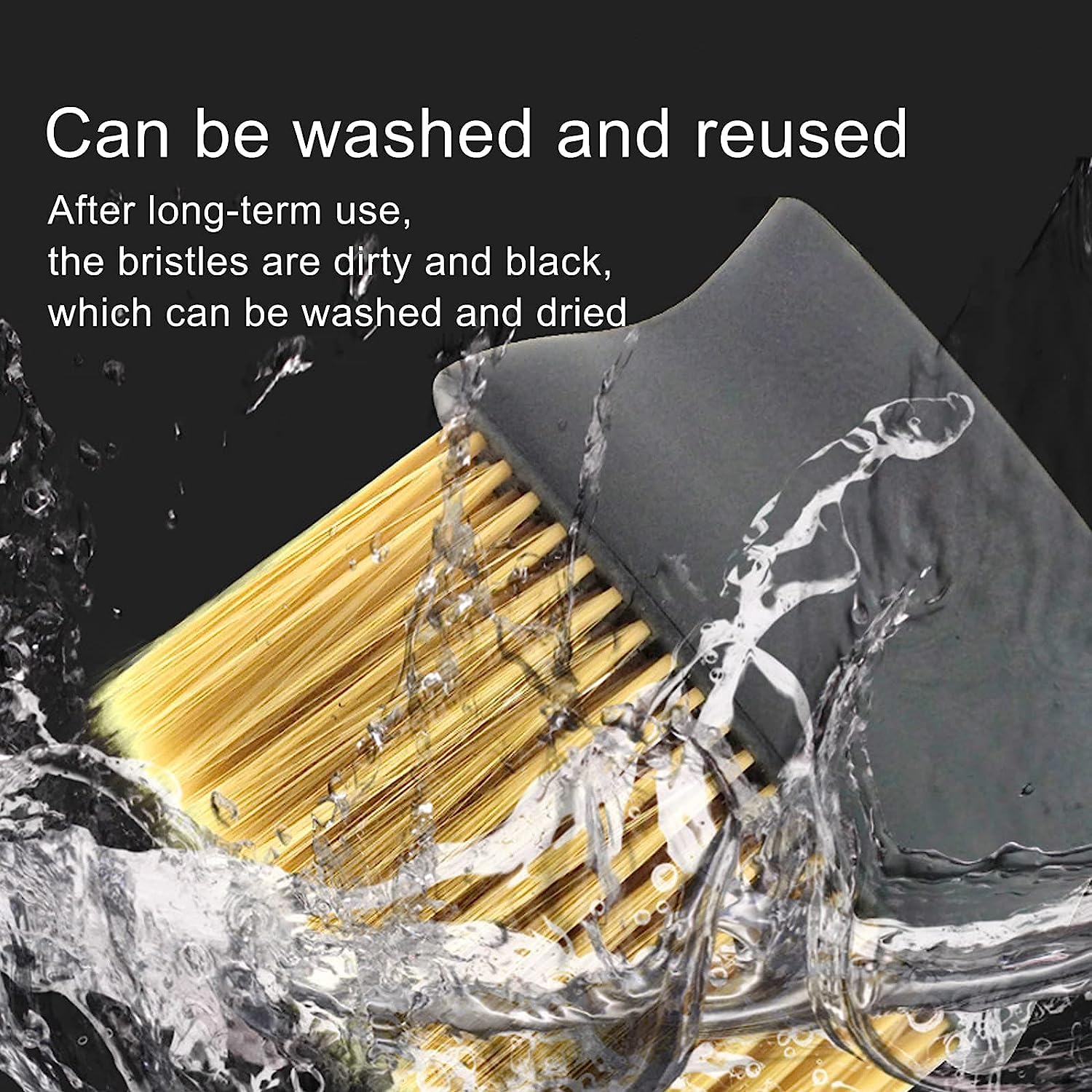 Sounce Car Interior AC Vents Cleaning Brush Soft Duster Interior Cleaning Dusting Tool for Automotive Accessory Car Cleaning Brush AC Vent Dashboard Dust Dirt Cleaner Gadgets Cleaning Brush (Black)