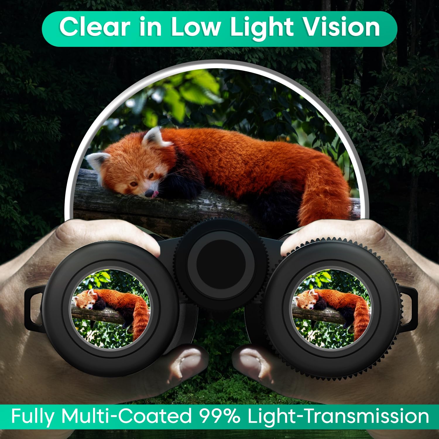 Sounce 15x52 UHD Binoculars – Waterproof Long Distance Optics with Phone Adapter