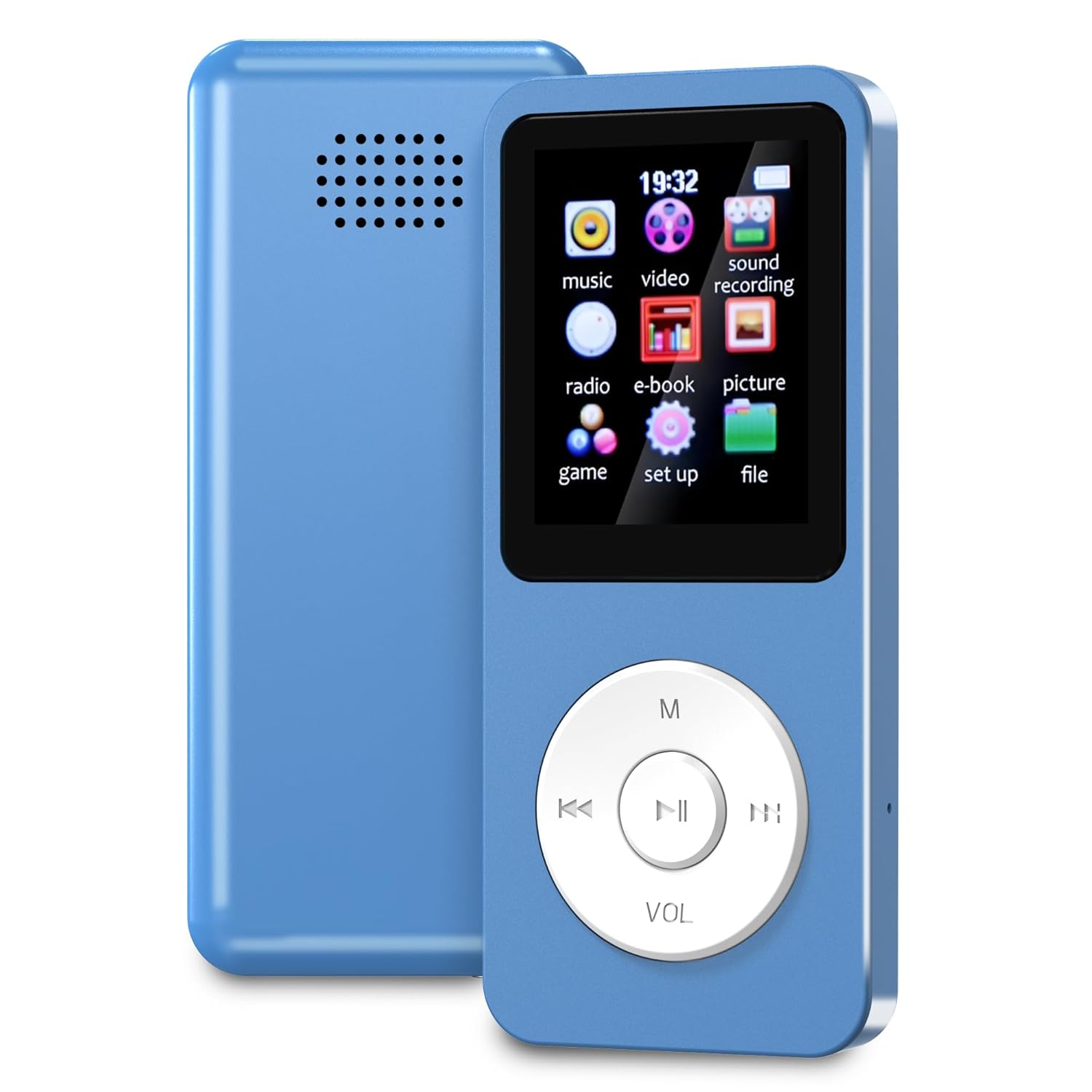 Sounce 16GB MP3 Player with Bluetooth 5.4 – HiFi Lossless Music, FM Radio, Voice Recorder & E-Book