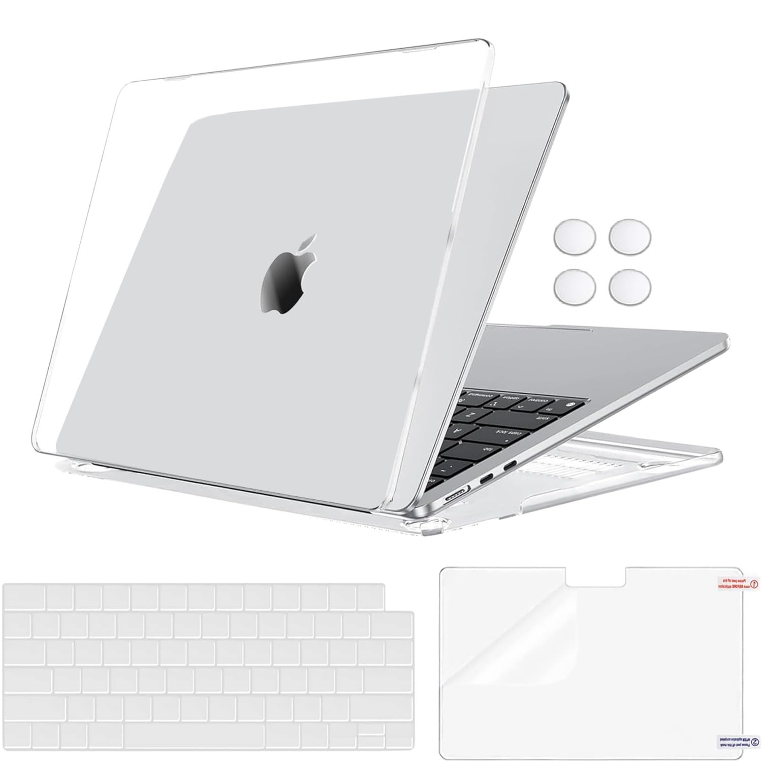 Sounce Case for MacBook Air M2 A2681 13.6 inch Case Cover Plastic Hard Shell for Apple MacBook Air M2 Waterproof Case and Back Cover with TPU Keyboard Skin Cover & Screen Protector