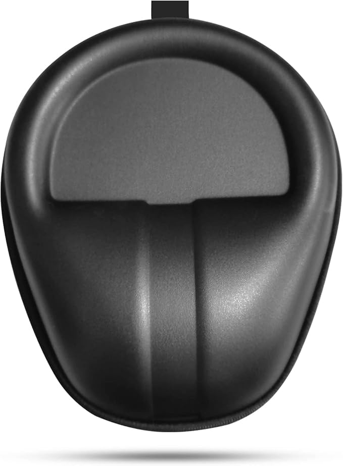 Sounce Headphone Vinyl Carrying Case Earpads Storage Bag Headphone Pouch Portable Anti-Pressure Compatible for Sony WH C510/Sony CH710n/Boat 550/Flix X1/Hyperx Cloud Cases (Black)