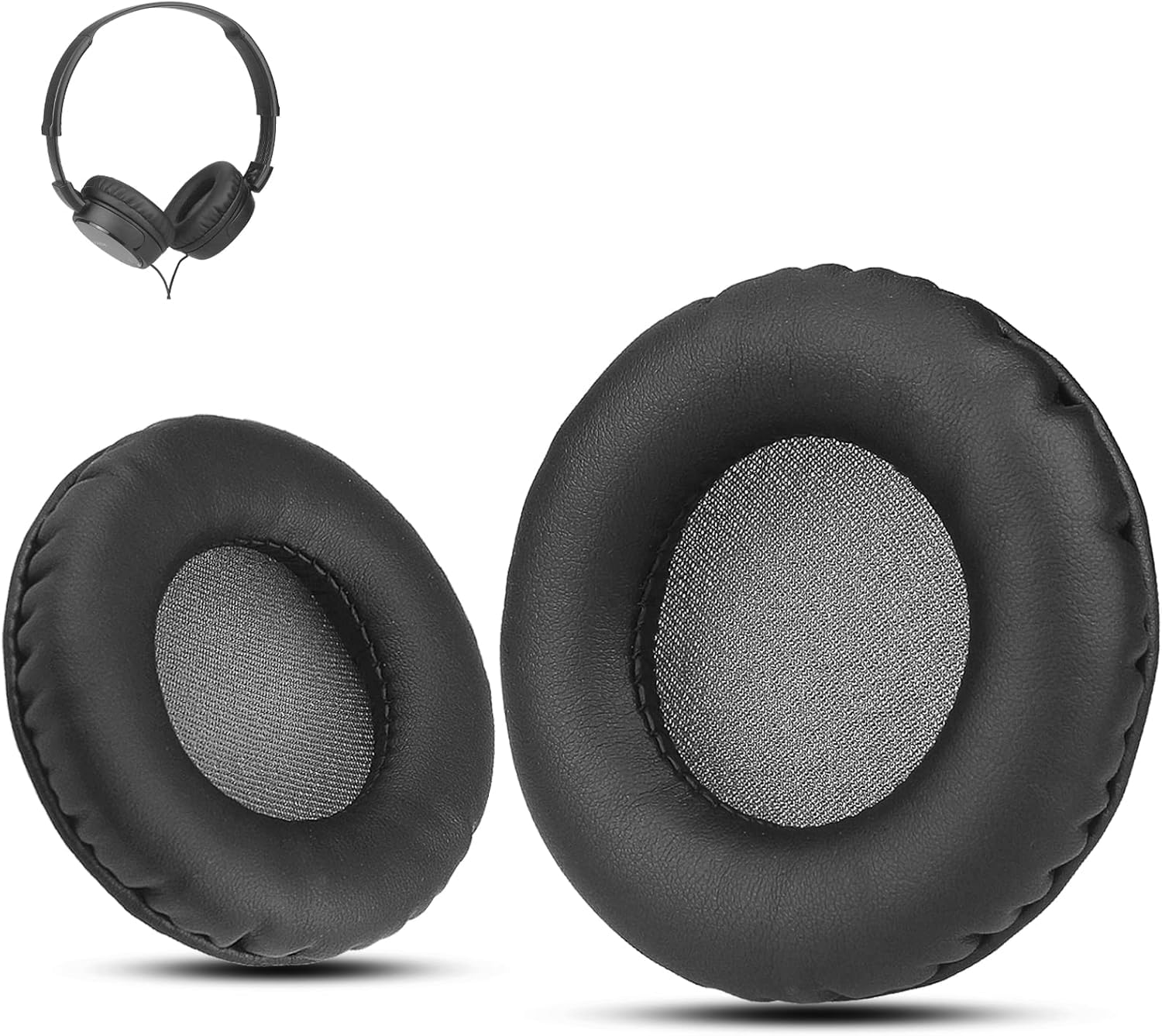 Sounce Replacement Earpads Cushion Compatible with Boat Rockers 510 Headphones Ear Pads with Softer PU Leather Earmuffs High-Density Foam Ear Cushion Pads - Black & Red