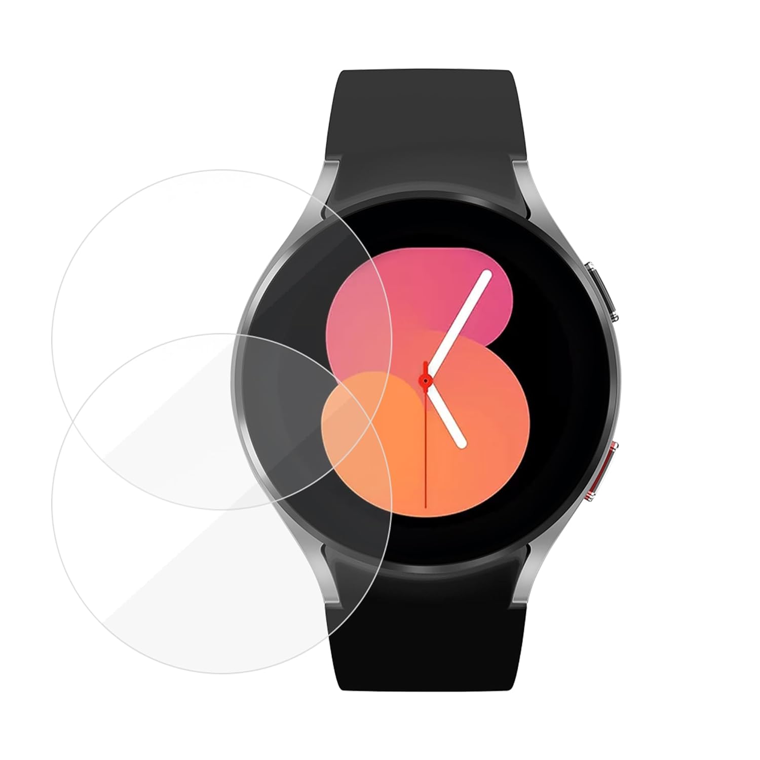 Sounce Tempered Glass Screen Protector for Samsung Galaxy Watch 7 6 5 4 Screen Protective Guard Compatible with 46MM (1.4" inch)