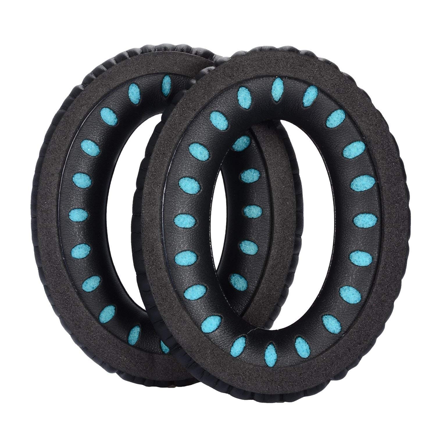 Sounce Replacement Earpads Cushions for Bose QuietComfort 35 (QC35) & Quiet Comfort 35 II (QC35 ii) Headphones, Ear Pads with Softer Leather, Noise Isolation Foam, Added Thickness