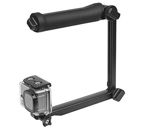 Sounce 3-Way Monopod Grip Tripod | Foldable Selfie Stick for GoPro, SJCAM, Yi & Action Cameras