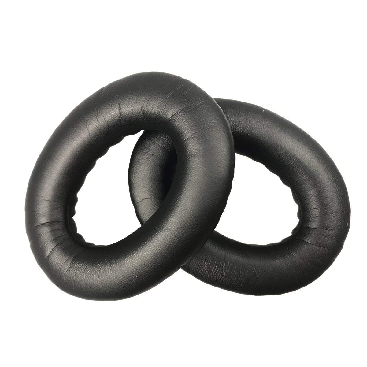 Sounce Replacement Earpads Cushions for Bose QuietComfort 35 (QC35) & Quiet Comfort 35 II (QC35 ii) Headphones, Ear Pads with Softer Leather, Noise Isolation Foam, Added Thickness