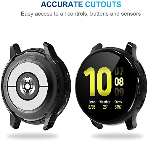 Sounce Soft TPU Front Protection Case Cover for Samsung Galaxy Watch Active 2 44mm Smart Watch (Flexible/Silicone)