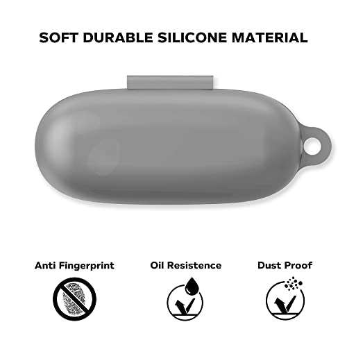 Sounce Silicone Protective Case Cover for Boat Airdopes 121v2 / Boat Airdopes 121, Anti Fall Anti Dust, with Hook Earphone Case