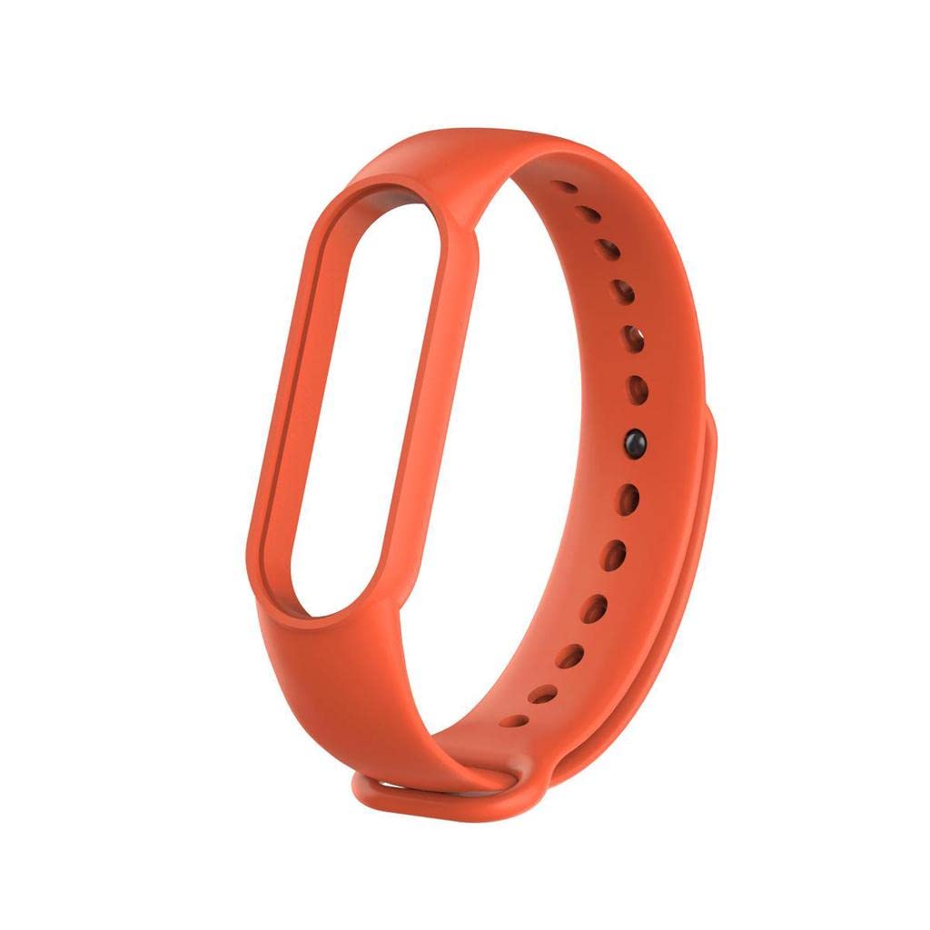 Sounce Adjustable Xiaomi Mi Band 5 Smartwatch Soft Silicone Strap Band Bracelet (Not Compatible with Mi Band 3 / Mi Band 4)