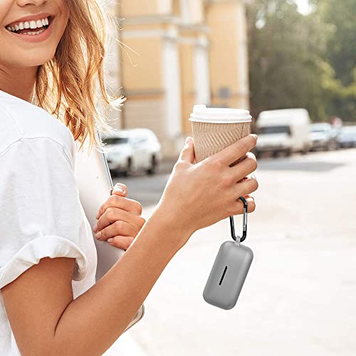 Sounce Silicone Protective Case Cover for Boat Airdopes 121v2 / Boat Airdopes 121, Anti Fall Anti Dust, with Hook Earphone Case