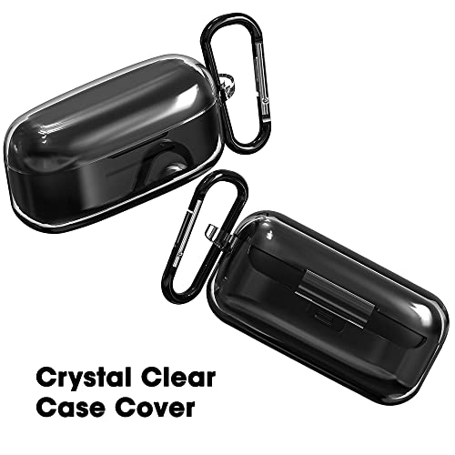 Sounce Silicone Protective Case Cover for Boat Airdopes 121v2 / Boat Airdopes 121, Anti Fall Anti Dust, with Hook Earphone Case