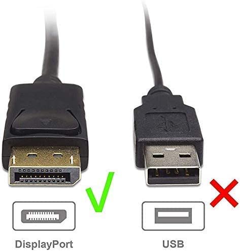 Sounce Display Port to HDMI Adapter, 1080p Display Port DP to HDMI Cable Male to Female Port Support Video & Audio Compatible with Computer, PC, Monitor, Projector, HDTV (Not Bidirectional)