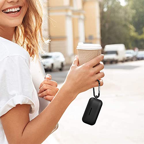 Sounce Silicone Protective Case Cover for Boat Airdopes 121v2 / Boat Airdopes 121, Anti Fall Anti Dust, with Hook Earphone Case