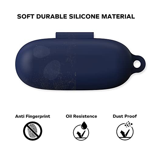Sounce Silicone Protective Case Cover for Boat Airdopes 121v2 / Boat Airdopes 121, Anti Fall Anti Dust, with Hook Earphone Case