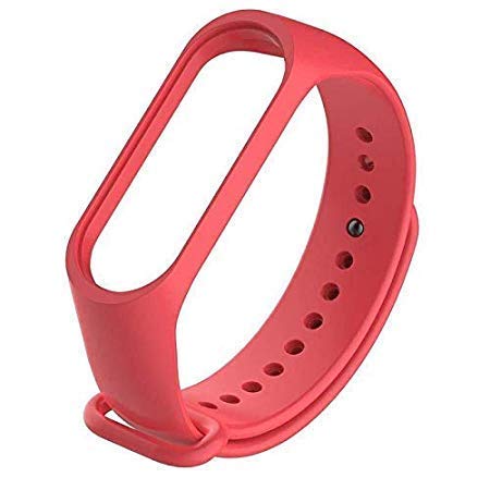Sounce Adjustable Xiaomi Mi Band 3/ Mi Band 4 Watch Strap Silicone Adjustable Men Women- Set of 5 (Multi-Colored)