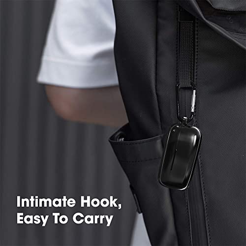 Sounce Silicone Protective Case Cover for Boat Airdopes 121v2 / Boat Airdopes 121, Anti Fall Anti Dust, with Hook Earphone Case