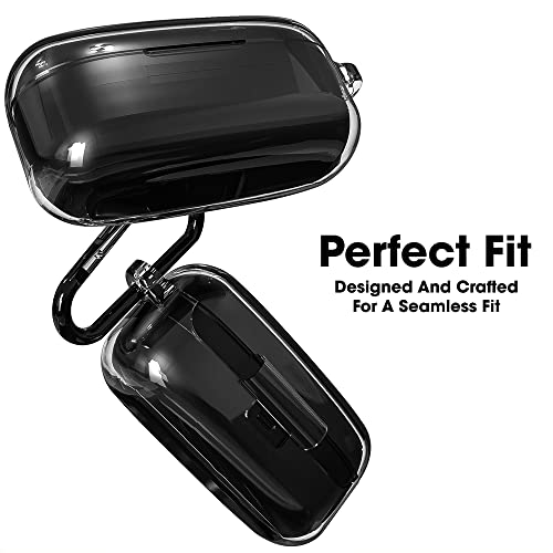 Sounce Silicone Protective Case Cover for Boat Airdopes 121v2 / Boat Airdopes 121, Anti Fall Anti Dust, with Hook Earphone Case