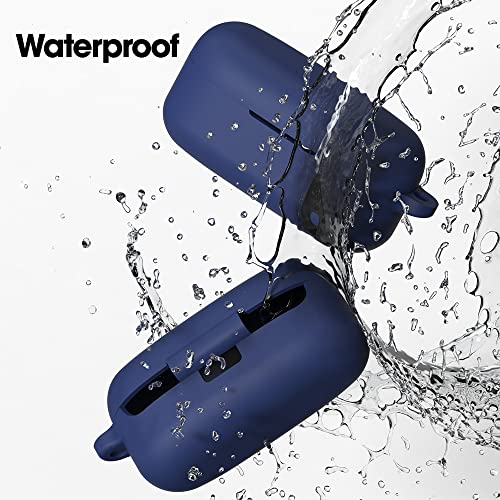 Sounce Silicone Protective Case Cover for Boat Airdopes 121v2 / Boat Airdopes 121, Anti Fall Anti Dust, with Hook Earphone Case