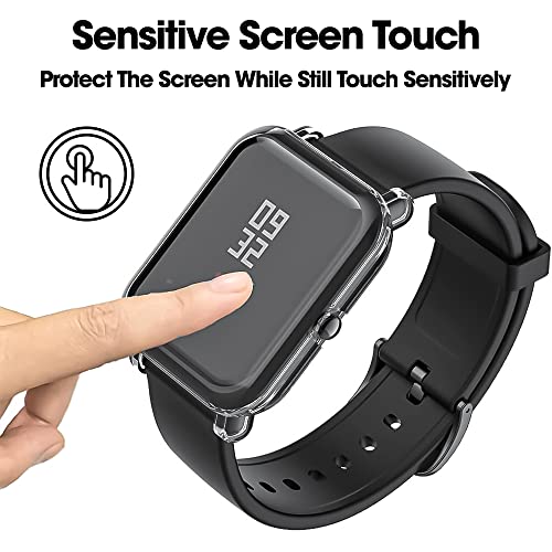 Sounce Soft TPU Front Protection Case Cover for Amazfit GTS 2 Mini/BIP U/Bip U Pro/BIP Lite/Bip S/Bip S Lite Smart Watch (Flexible | Silicone)