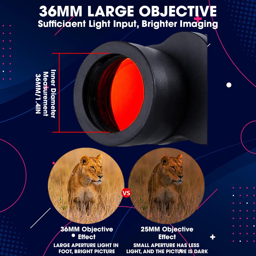 Sounce Binocular for Long Distance | Professional Adults Telescopic Durbin for Bird Watching Trekking Sports | Zoom-12x40 | Range-15000M | Adjustable Lens for Clear Vision | Hanging Neck Strip (Black)