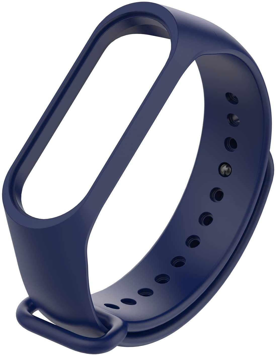 Sounce Adjustable Xiaomi Mi Band 3/ Mi Band 4 Watch Strap Silicone Adjustable Men Women- Set of 5 (Multi-Colored)
