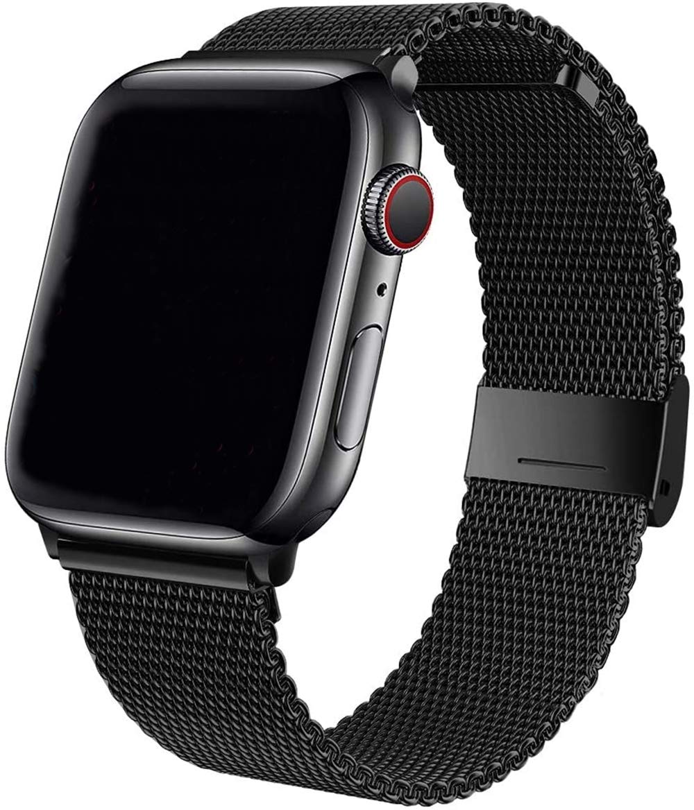 Sport Loop Apple Watch Band Se 44mm DailyObjects Red Lightweight
