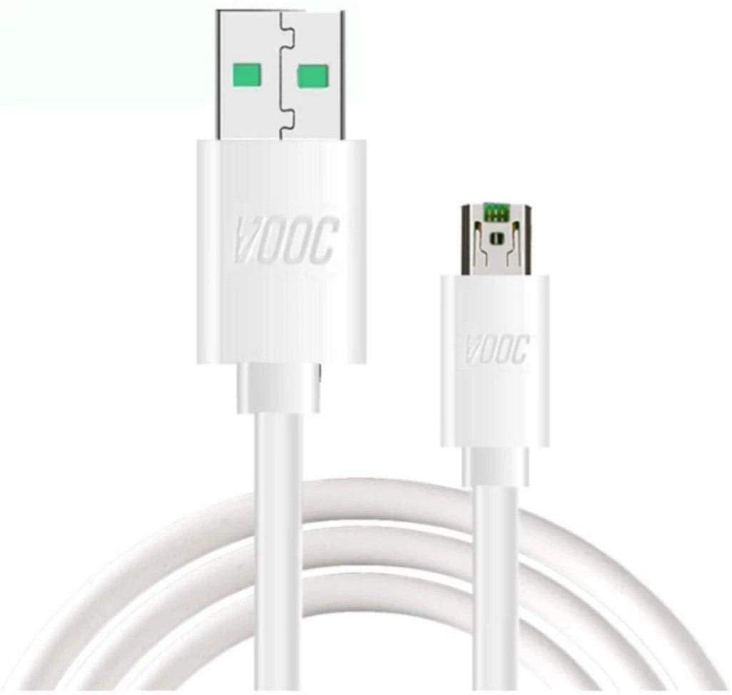 Sounce Flash/Super VOOC Micro USB 7 Pin Data Sync Fast Charging Cable Compatible for Oppo Reno/Oppo F9 PRo/ F11 pro Upto 4Amp for All Oppo Smartphones