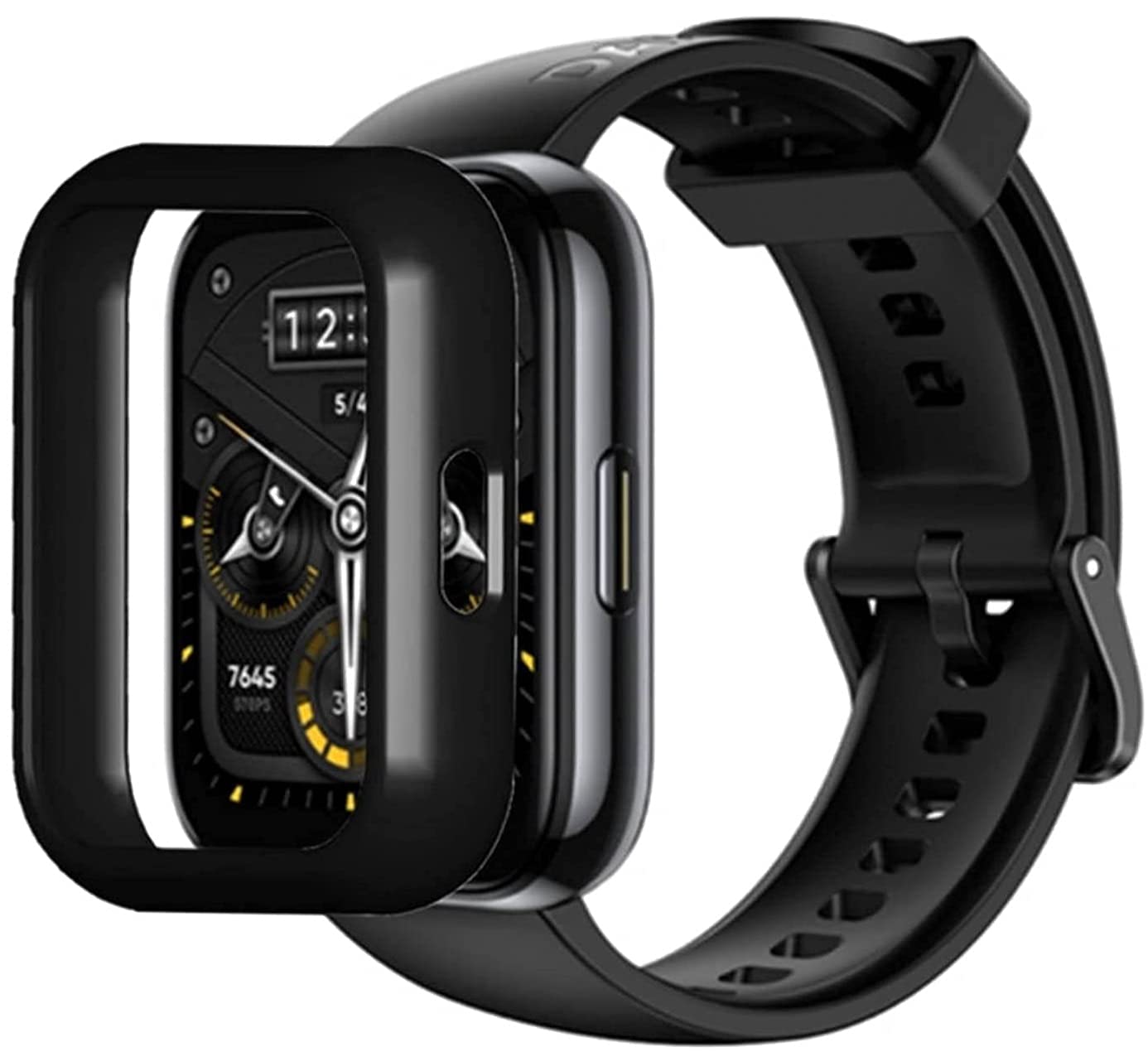 Sounce Soft TPU Front Protection Case Cover for Realme Watch 2 Pro Smart Watch Cover