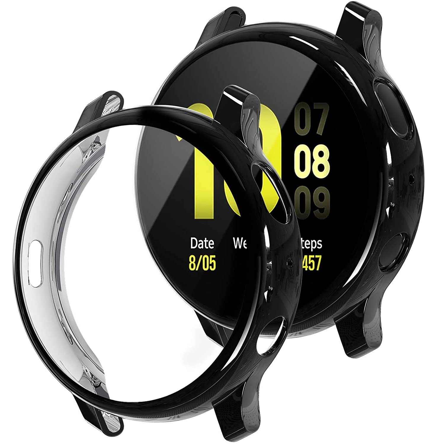 Sounce Soft TPU Front Protection Case Cover for Samsung Galaxy Watch Active 2 44mm Smart Watch (Flexible/Silicone)