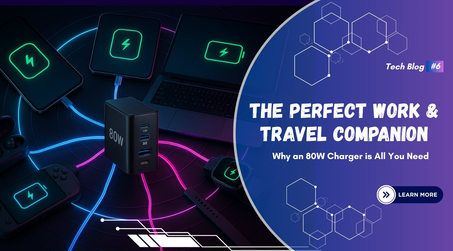 The Perfect Work & Travel Companion: Why an 80W Charger is All You Need