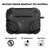 Sounce Military Grade Protective Case for Airpods pro 2 Case Cover with Carabiner Full Protection Tough Shockproof Charging Case Compatible with Airpods pro 2nd Gen Hard Protective Case Cover - Black