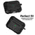 Sounce Military Grade Protective Case for Airpods pro 2 Case Cover with Carabiner Full Protection Tough Shockproof Charging Case Compatible with Airpods pro 2nd Gen Hard Protective Case Cover - Black