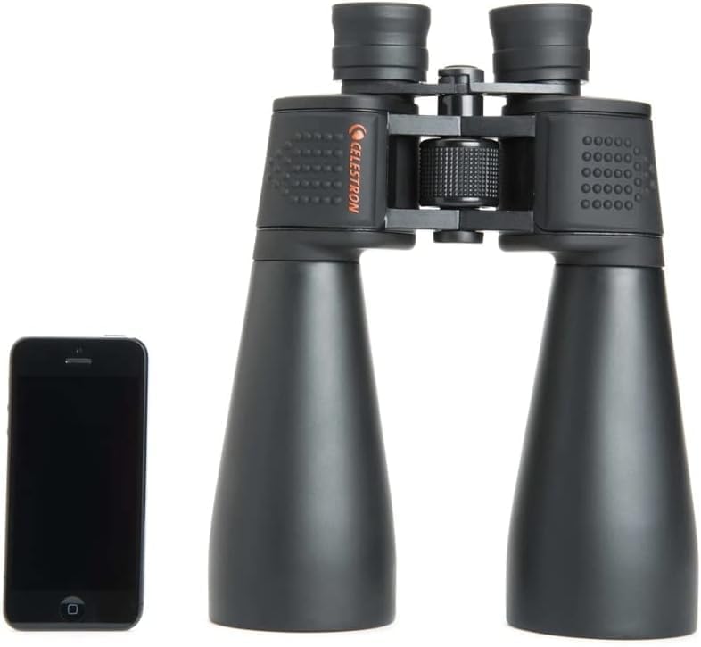 Celes-tron 71009 15x70 Skymaster Binocular – High-Powered Binoculars for Stargazing and Low-Light Viewing – Multi-Coated Optics – Carrying Case Included