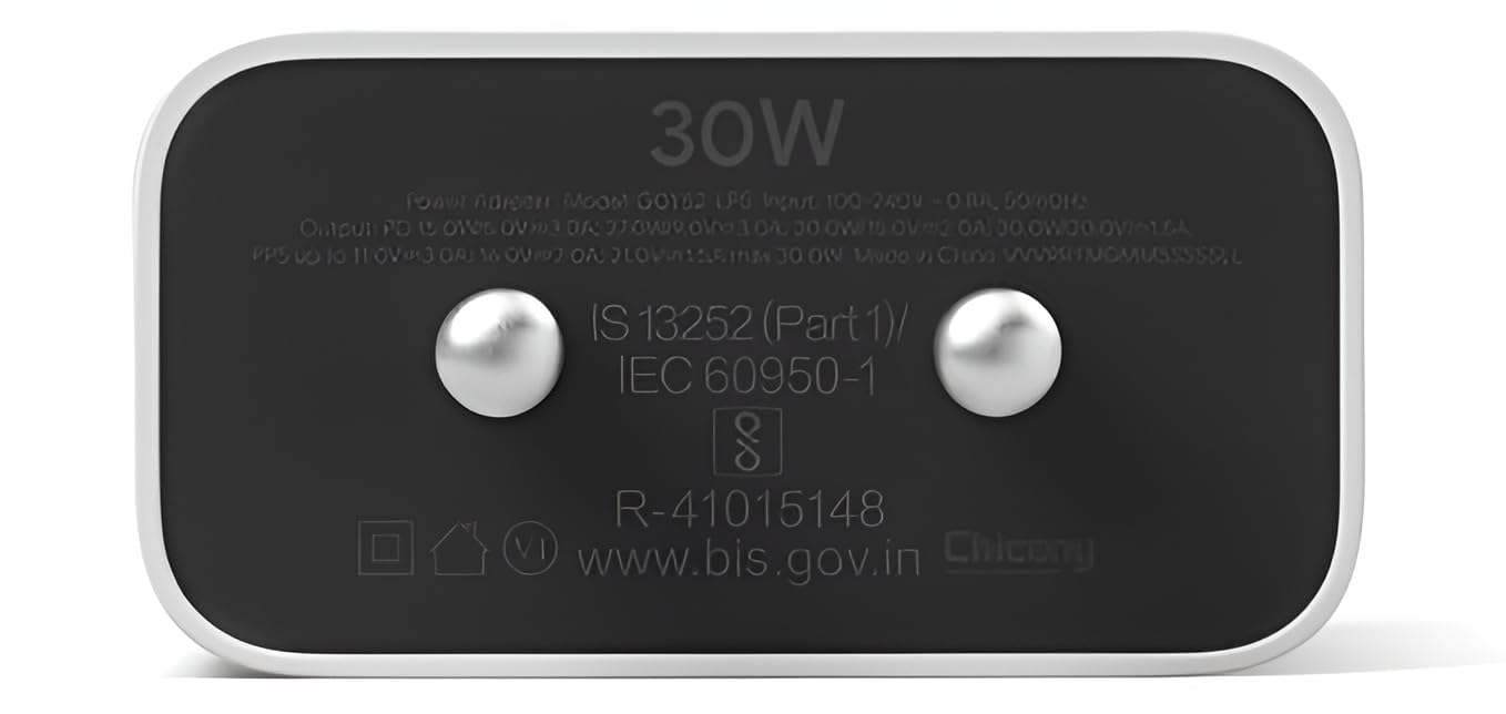 30W USB-C Power Adapter by Sounce | Styled Like Google | Ultra-Fast Charger for Pixel 8/7/6/5 Series, Tablets, Laptops & More