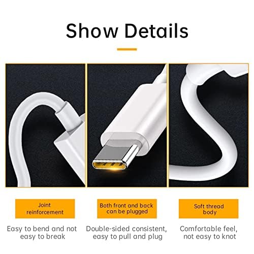 Sounce Realme 65W Super Vooc Charge, Data Sync Fast Charging Type-C Cable Compatible for Realme XT, Realme XT 730G, Realme X2, Realme C12, Realme 6 Pro, Realme Narzo 20A, Realme 7, Realme 7 Pro