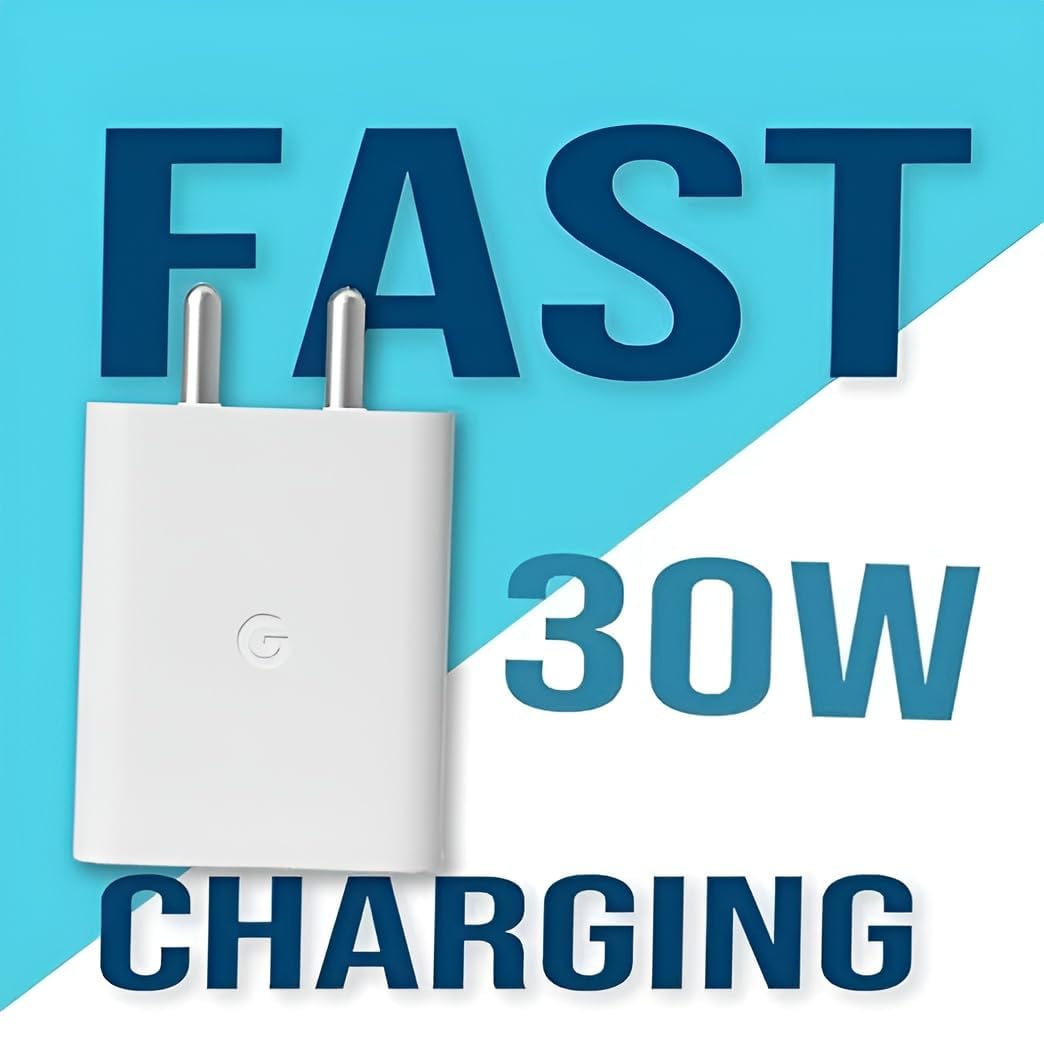 30W USB-C Power Adapter by Sounce | Styled Like Google | Ultra-Fast Charger for Pixel 8/7/6/5 Series, Tablets, Laptops & More