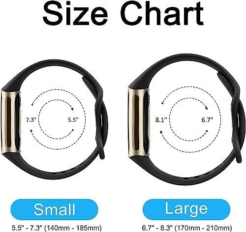 Sounce Pack of 3 Belts/Straps Compatible with Fitbit Charge 5 Wristband Straps (3 Units), Water Resistant Dust Proof Professional Fitting [Watch NOT Included] (Grey, Black, Navy Blue)