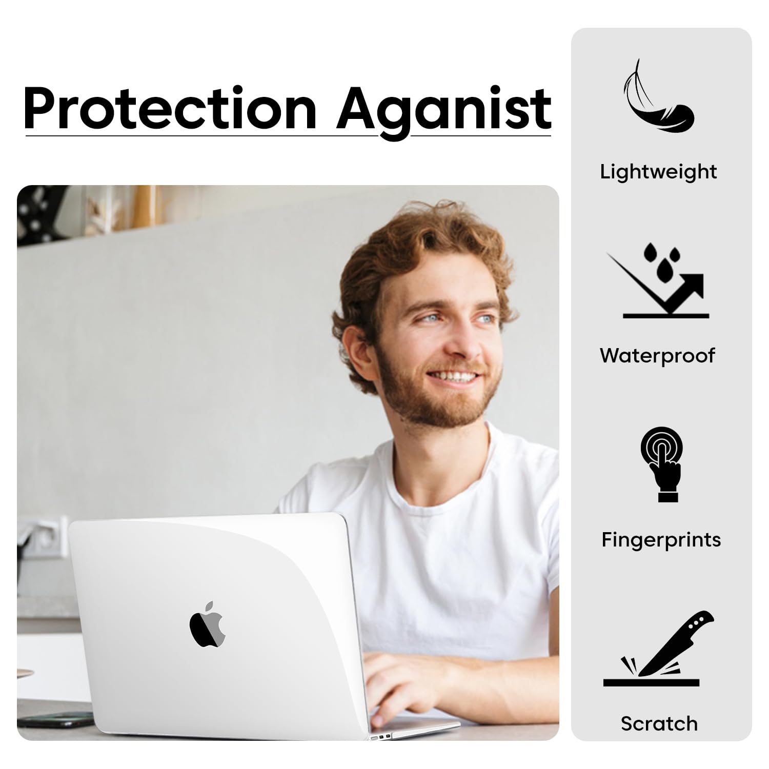 Sounce Case for MacBook Air M2 A2681 13.6 inch Case Cover Plastic Hard Shell for Apple MacBook Air M2 Waterproof Case and Back Cover with TPU Keyboard Skin Cover & Screen Protector