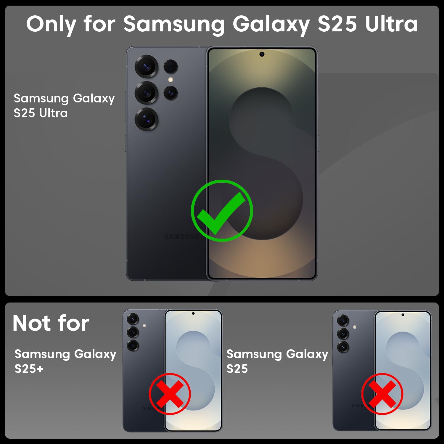 Sounce Samsung Galaxy S25 Ultra Case, Compatible with MagSafe, Magnetic Case for Samsung Galaxy S25 Ultra, Military-Grade Protection, TPU, Classic Hybrid Case (HaloLock), Clear