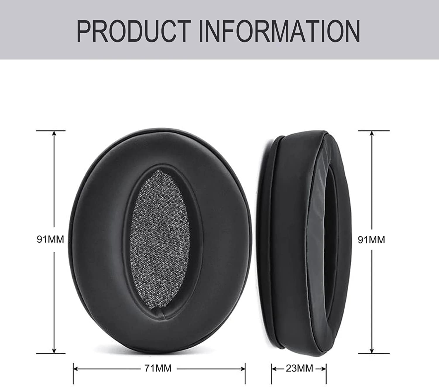 Sounce Replacement Earpads Cushions for Bose QuietComfort 35 (QC35) Quiet Comfort 35 II, QuietComfort 15 QC35/ Ae2 Ae2i Ae2w (Sennheiser)
